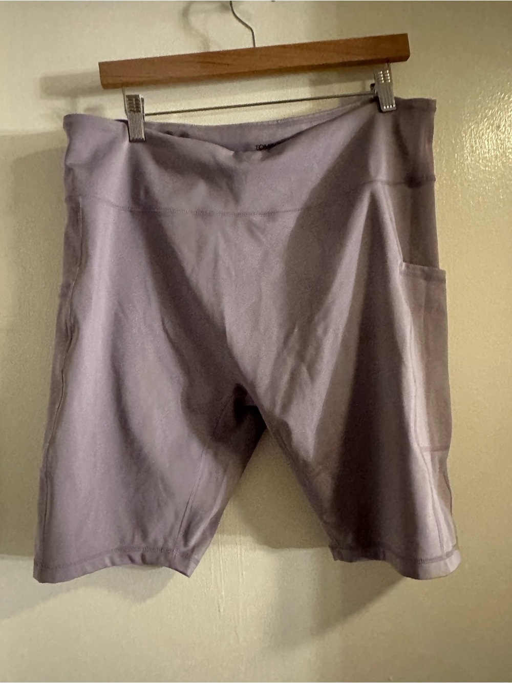 TomboyX Lavender Athletic Bike Shorts with Side Pocket